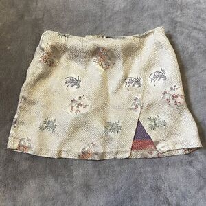 Cosmic Studio Floral Mini Skirt